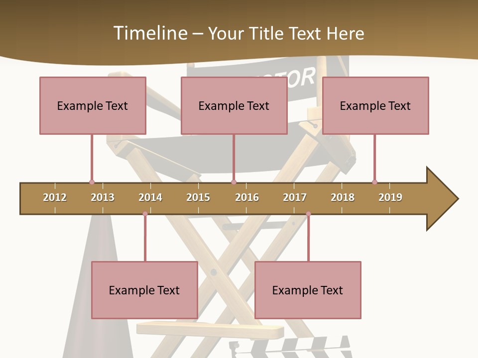 Illustration Festival Megaphone PowerPoint Template