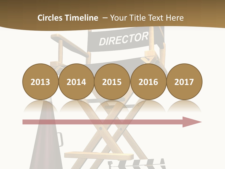 Illustration Festival Megaphone PowerPoint Template