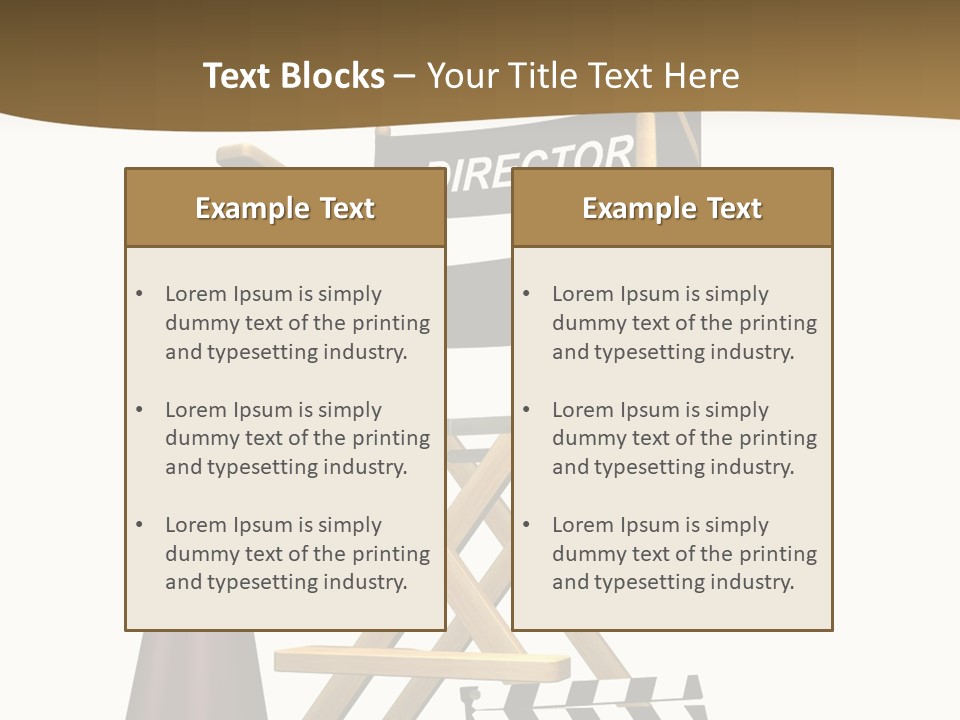 Illustration Festival Megaphone PowerPoint Template