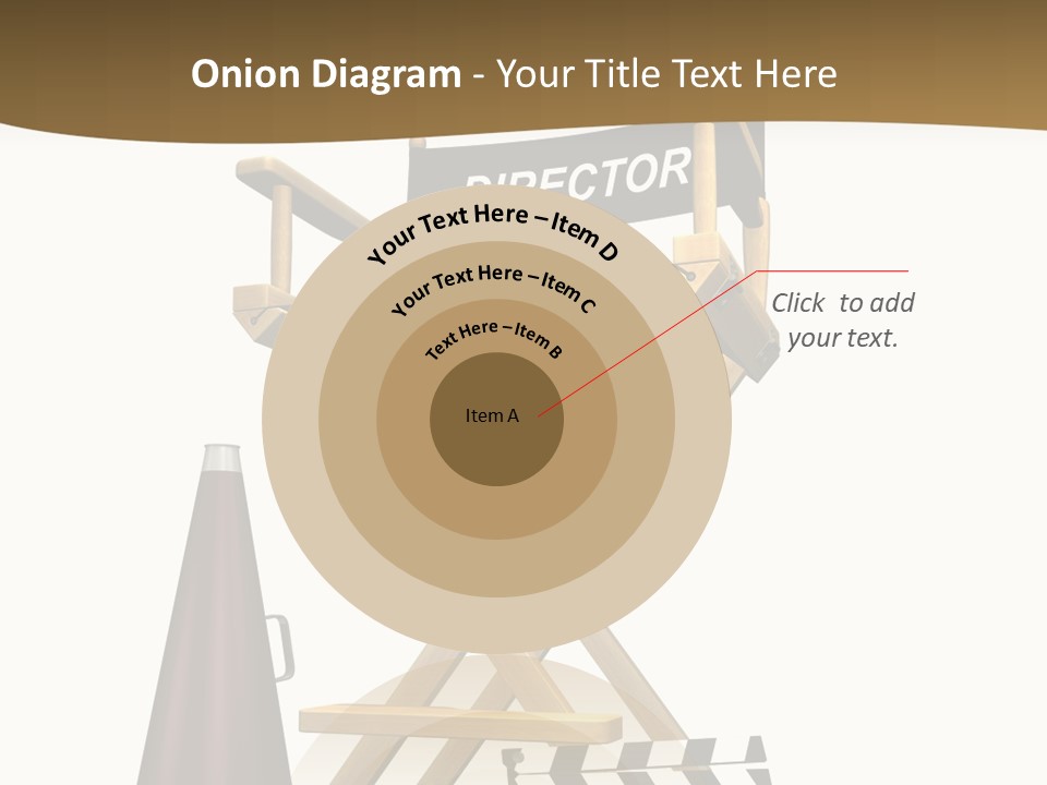 Illustration Festival Megaphone PowerPoint Template