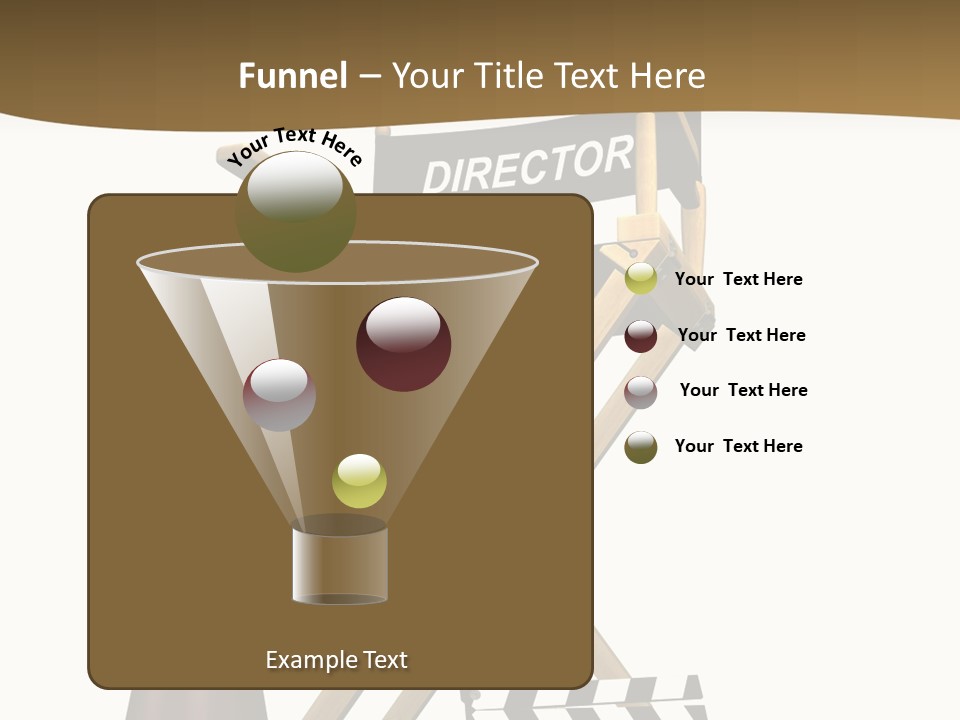 Illustration Festival Megaphone PowerPoint Template