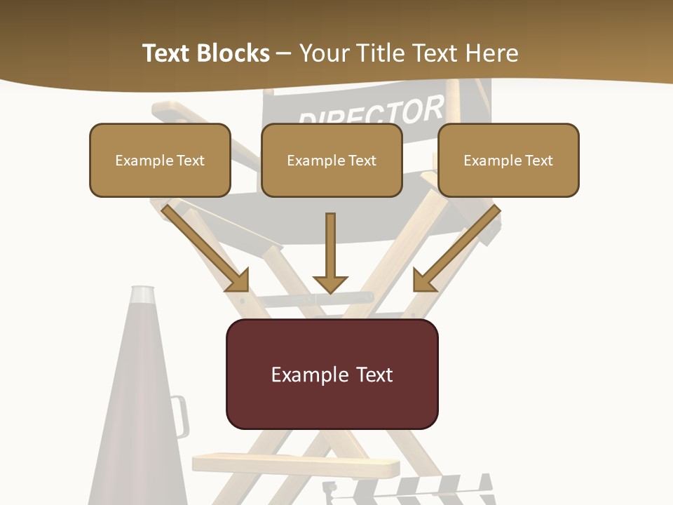 Illustration Festival Megaphone PowerPoint Template