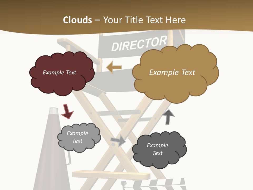 Illustration Festival Megaphone PowerPoint Template