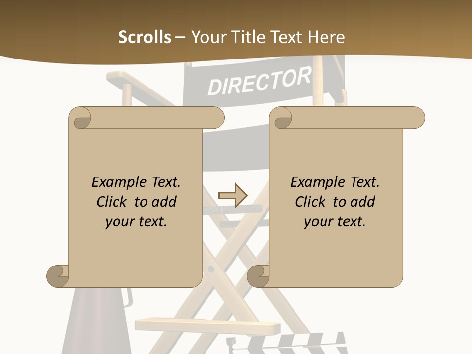 Illustration Festival Megaphone PowerPoint Template