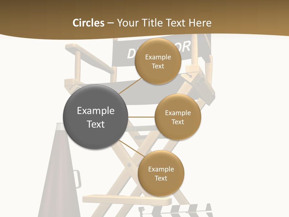 Illustration Festival Megaphone PowerPoint Template