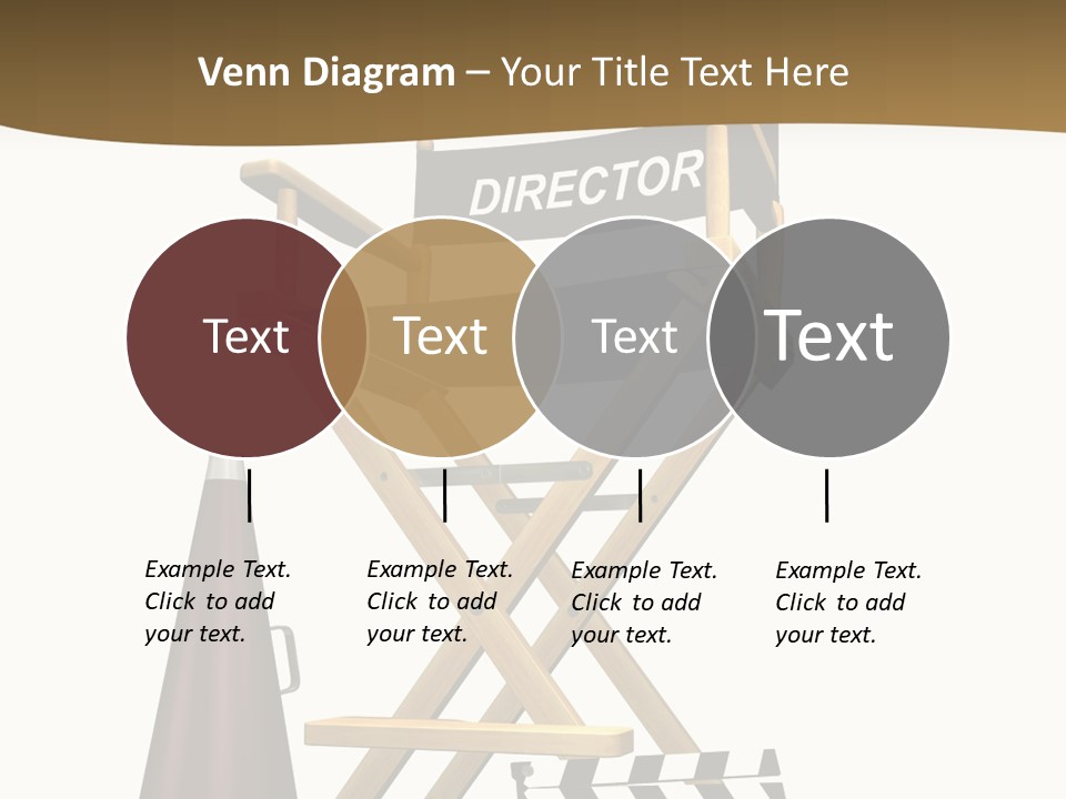 Illustration Festival Megaphone PowerPoint Template
