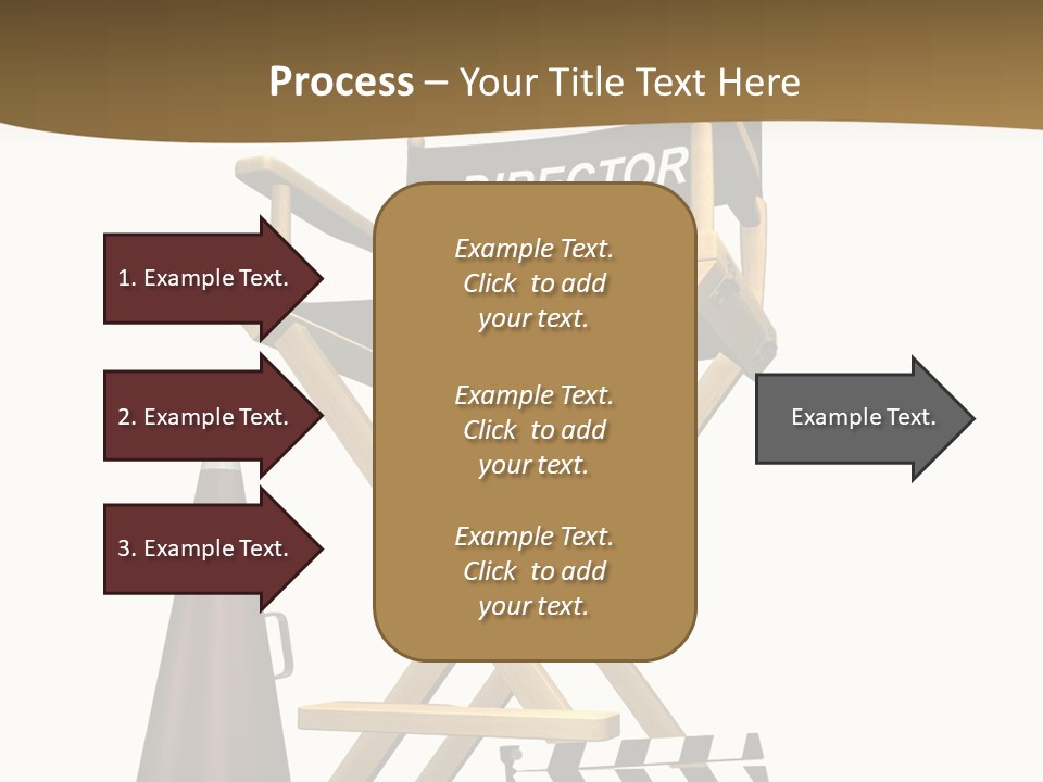 Illustration Festival Megaphone PowerPoint Template