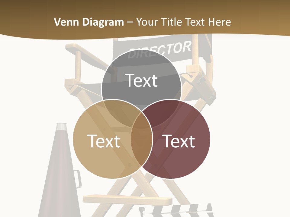 Illustration Festival Megaphone PowerPoint Template