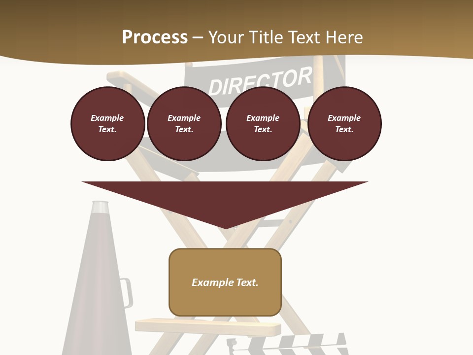 Illustration Festival Megaphone PowerPoint Template