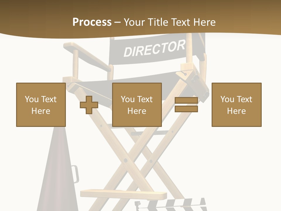 Illustration Festival Megaphone PowerPoint Template