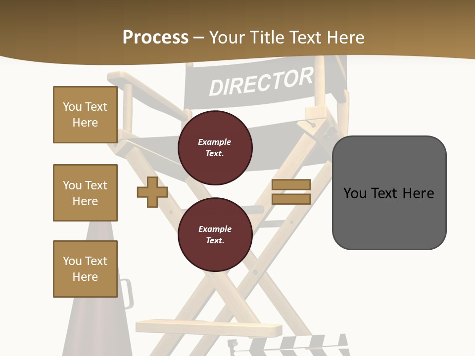 Illustration Festival Megaphone PowerPoint Template