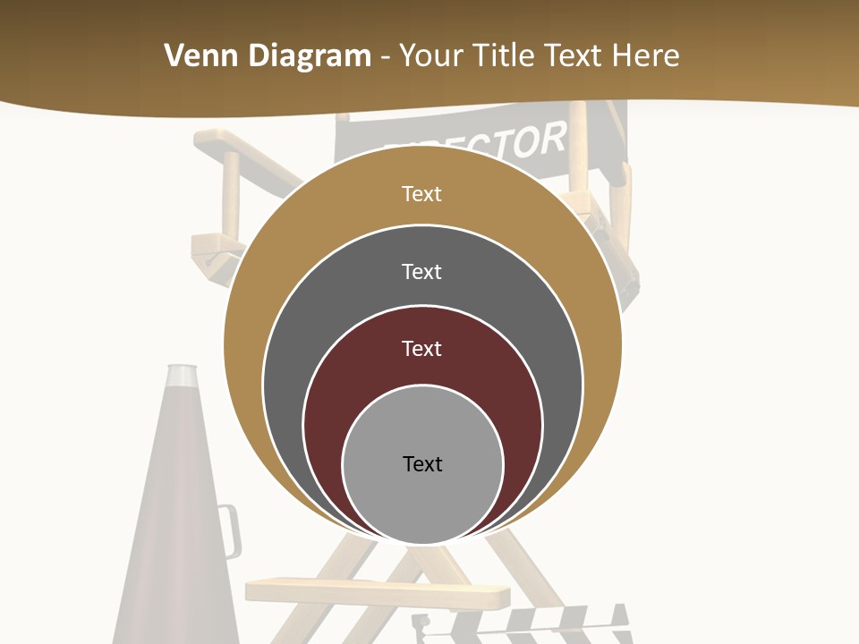 Illustration Festival Megaphone PowerPoint Template