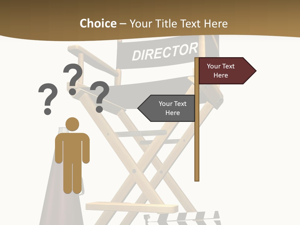 Illustration Festival Megaphone PowerPoint Template