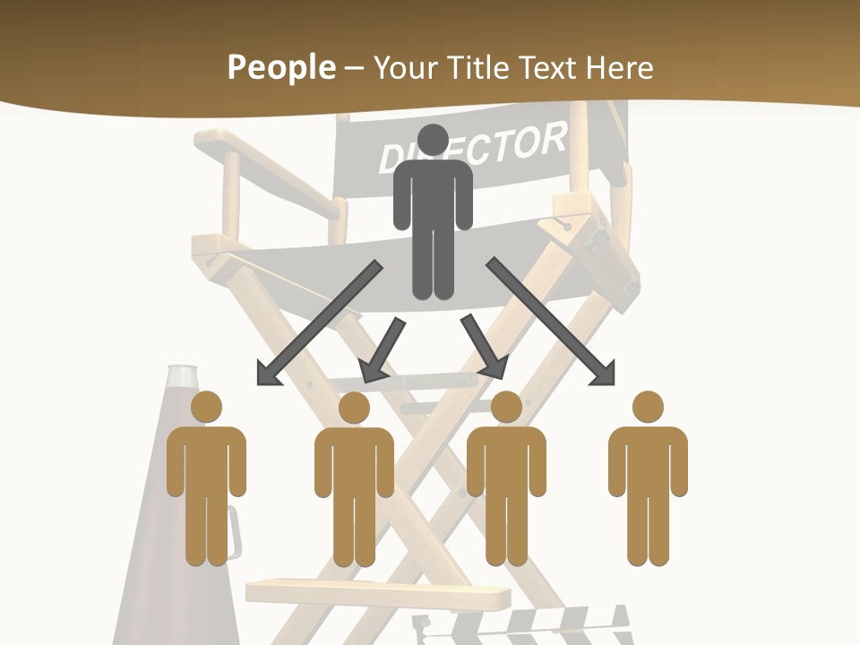 Illustration Festival Megaphone PowerPoint Template