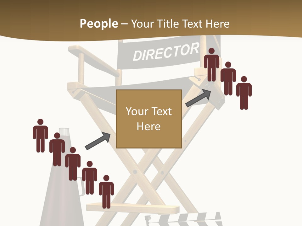 Illustration Festival Megaphone PowerPoint Template