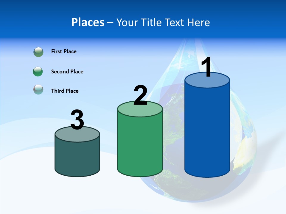 Global Refracted Green PowerPoint Template