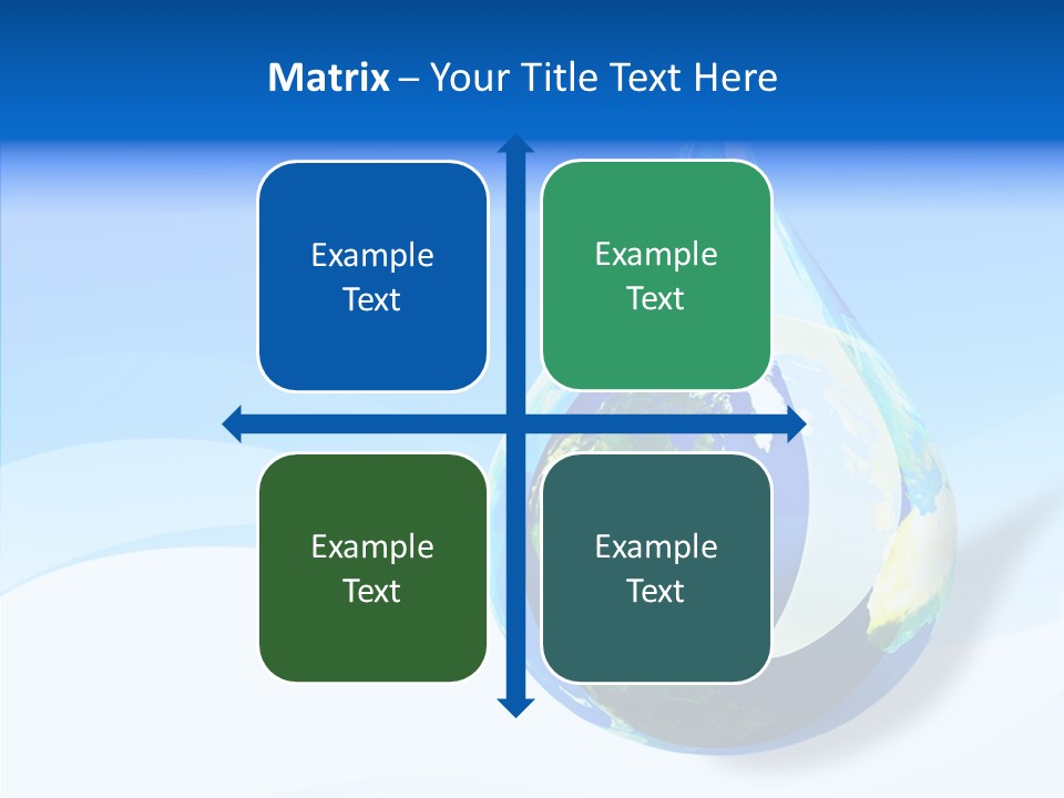 Global Refracted Green PowerPoint Template