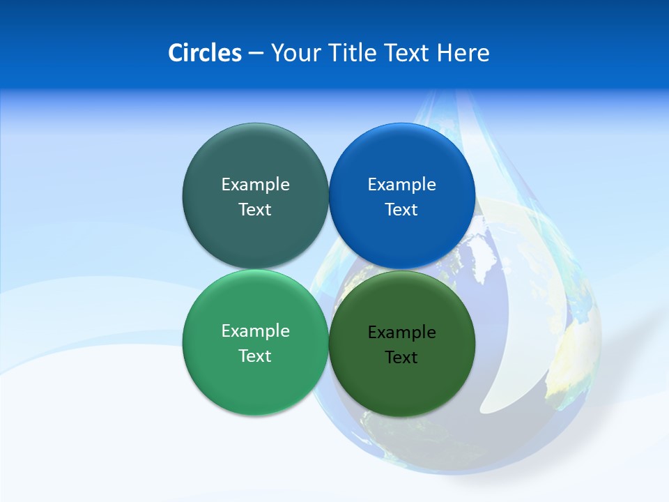 Global Refracted Green PowerPoint Template