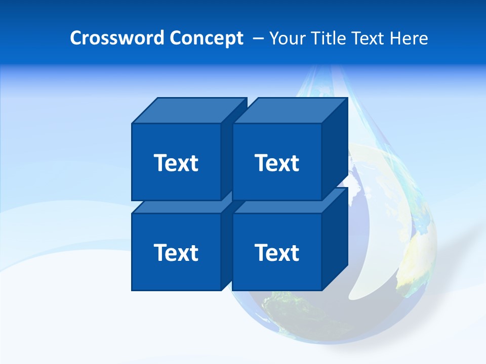 Global Refracted Green PowerPoint Template