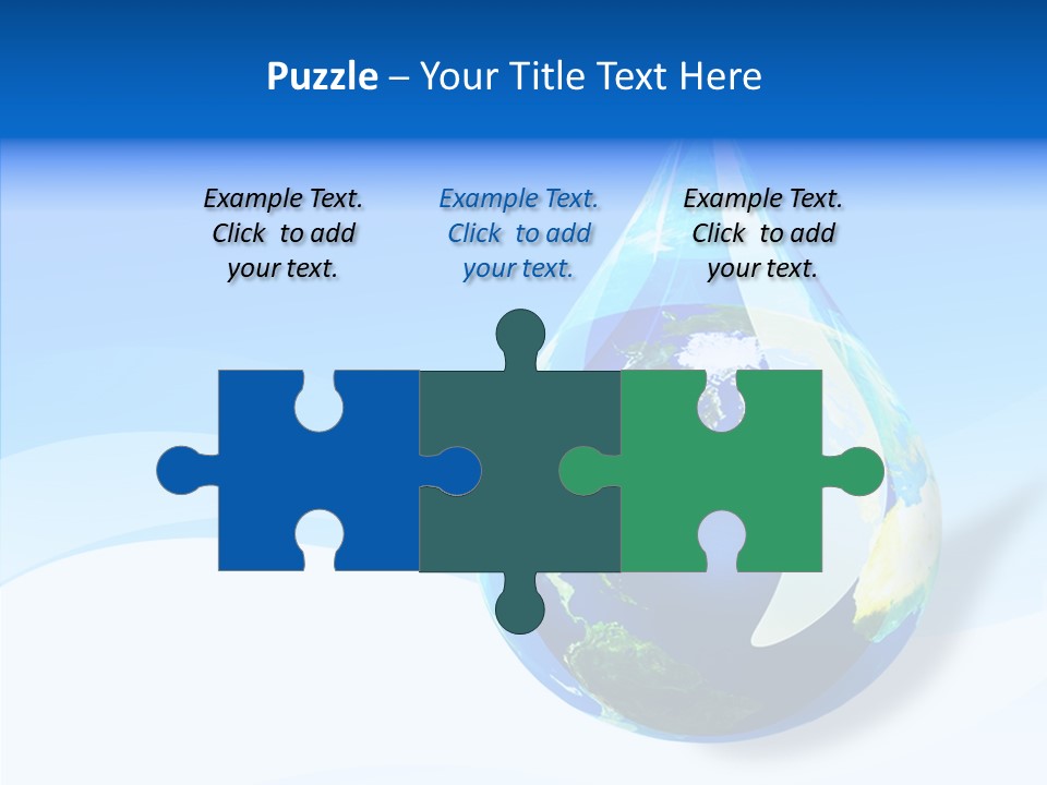 Global Refracted Green PowerPoint Template