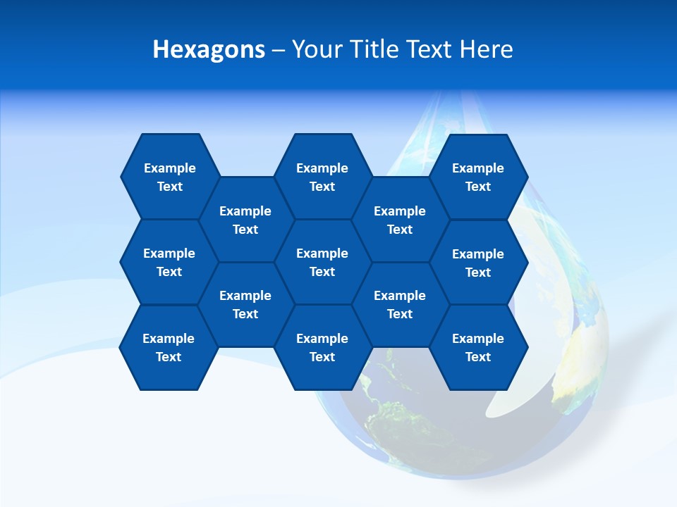 Global Refracted Green PowerPoint Template