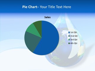 Global Refracted Green PowerPoint Template