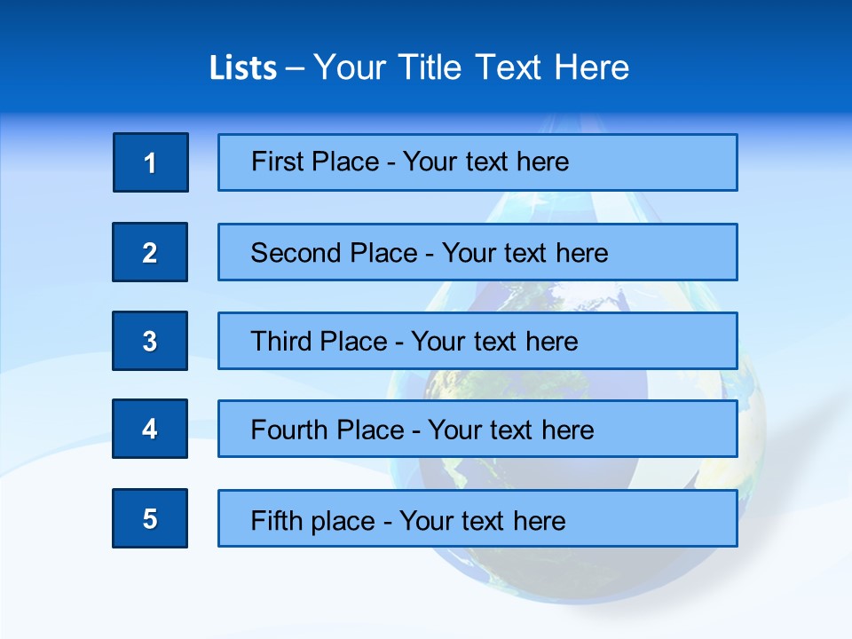 Global Refracted Green PowerPoint Template