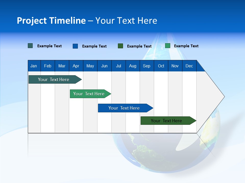 Global Refracted Green PowerPoint Template