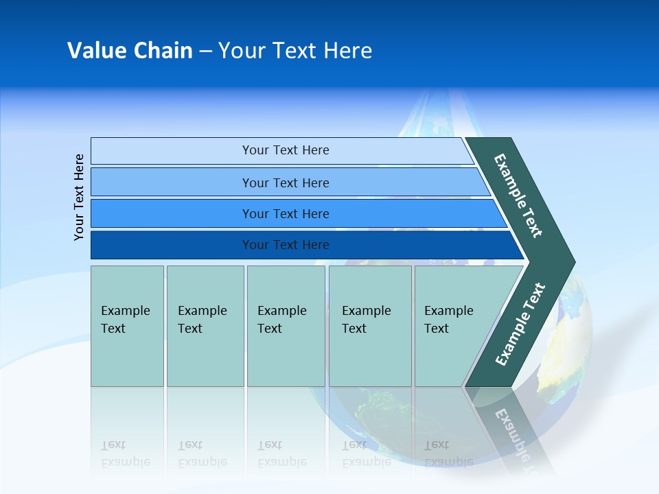 Global Refracted Green PowerPoint Template