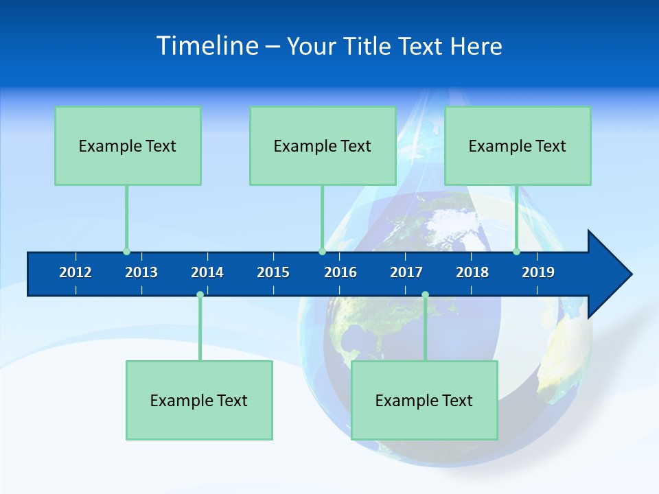 Global Refracted Green PowerPoint Template