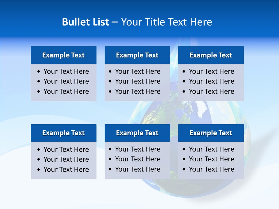 Global Refracted Green PowerPoint Template