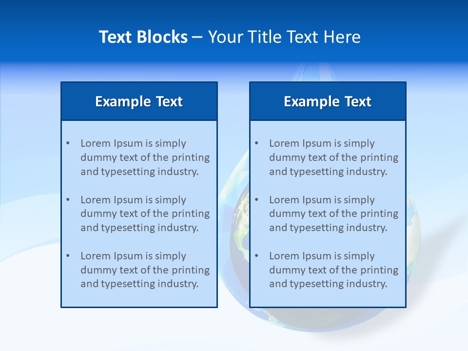 Global Refracted Green PowerPoint Template