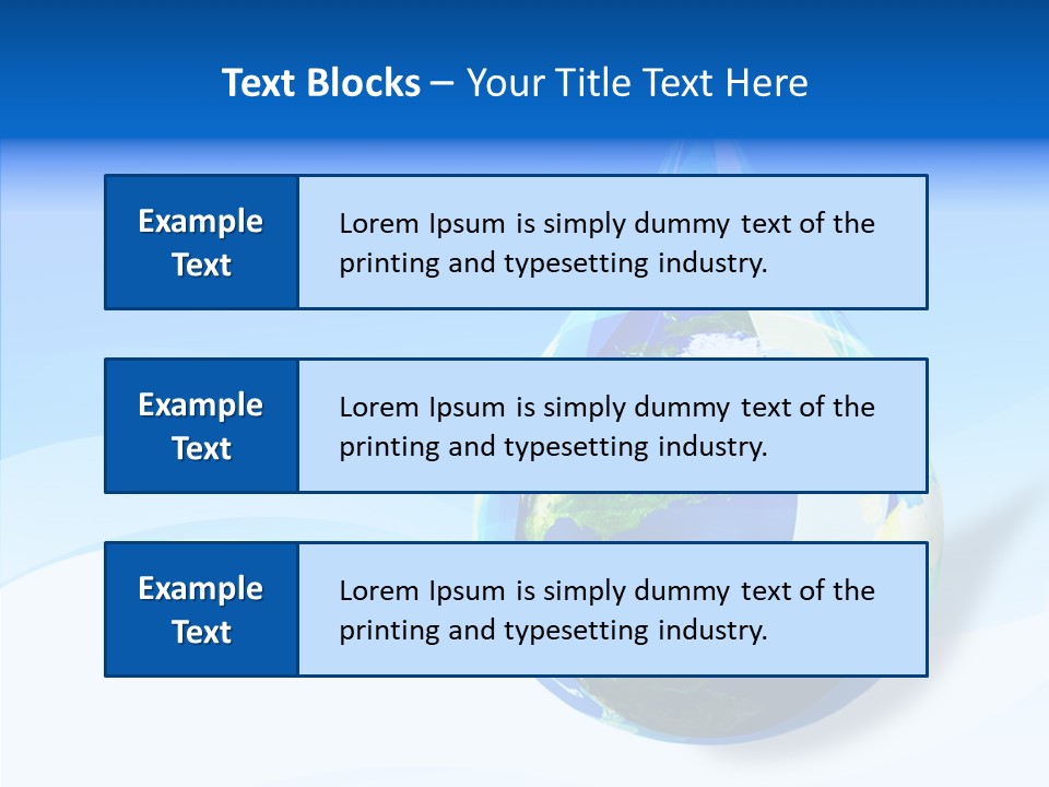 Global Refracted Green PowerPoint Template