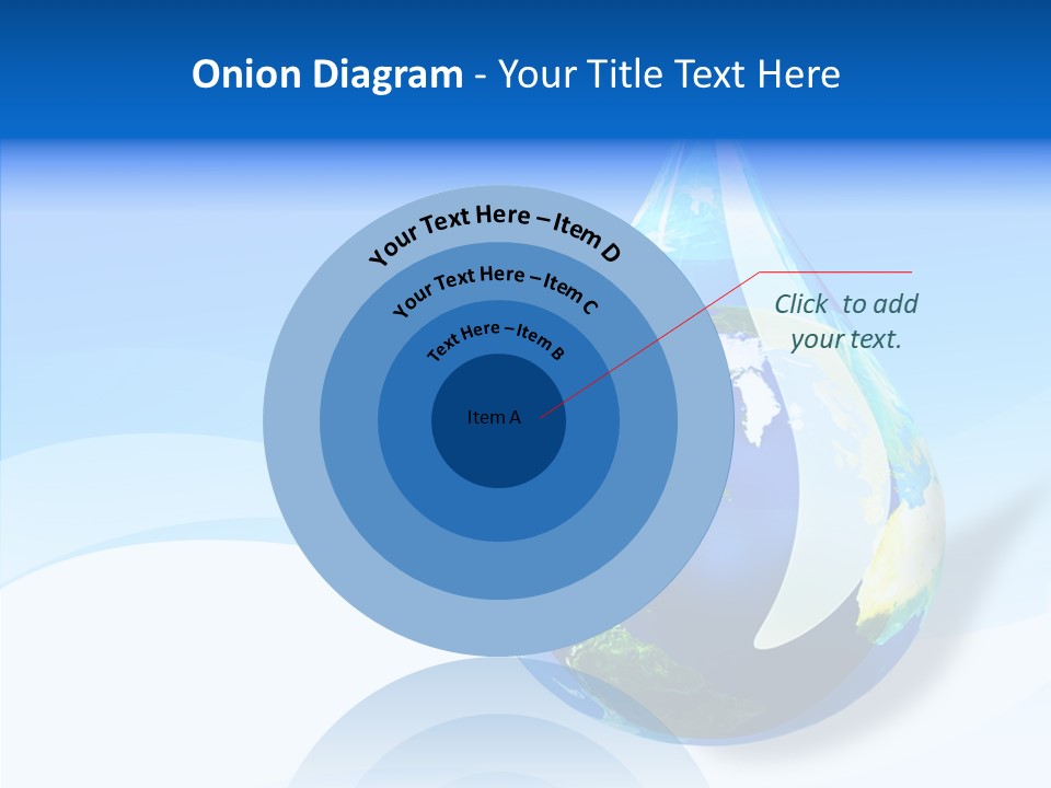 Global Refracted Green PowerPoint Template