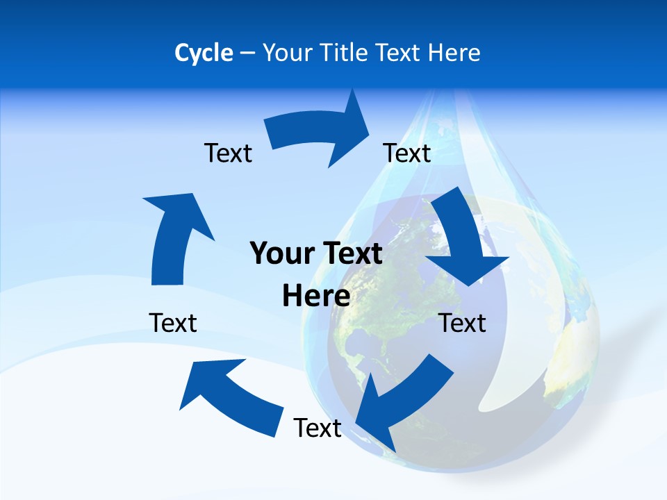 Global Refracted Green PowerPoint Template