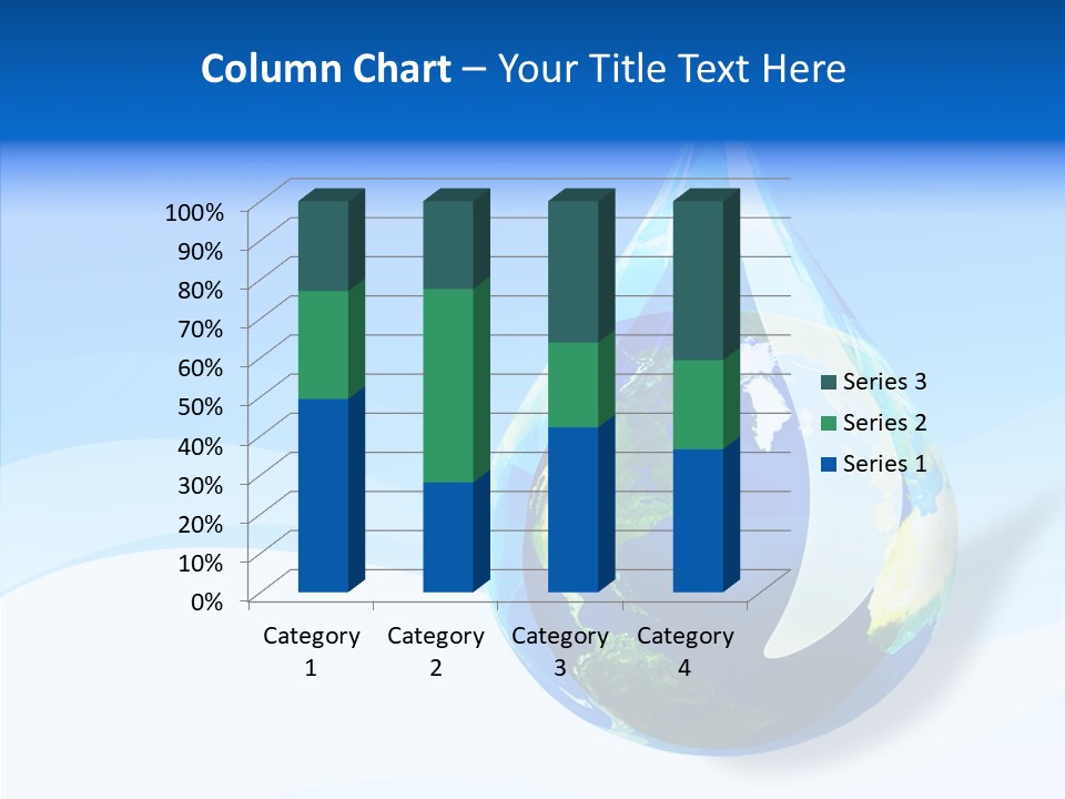 Global Refracted Green PowerPoint Template