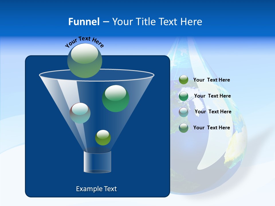 Global Refracted Green PowerPoint Template