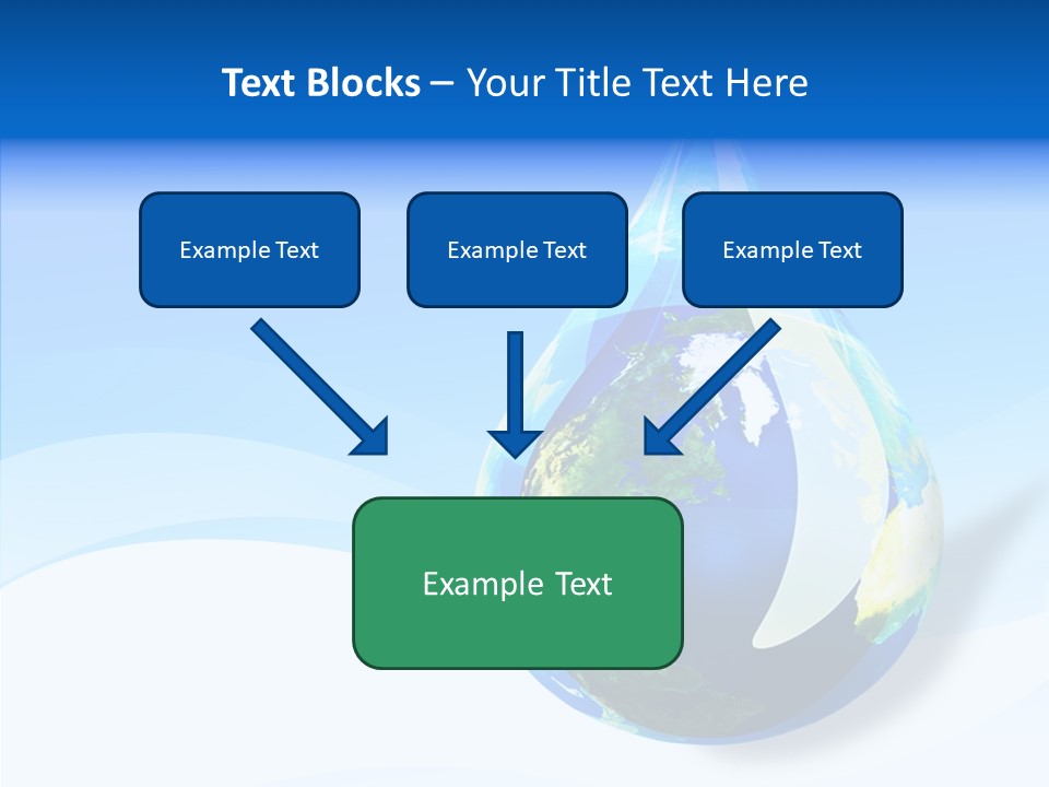 Global Refracted Green PowerPoint Template