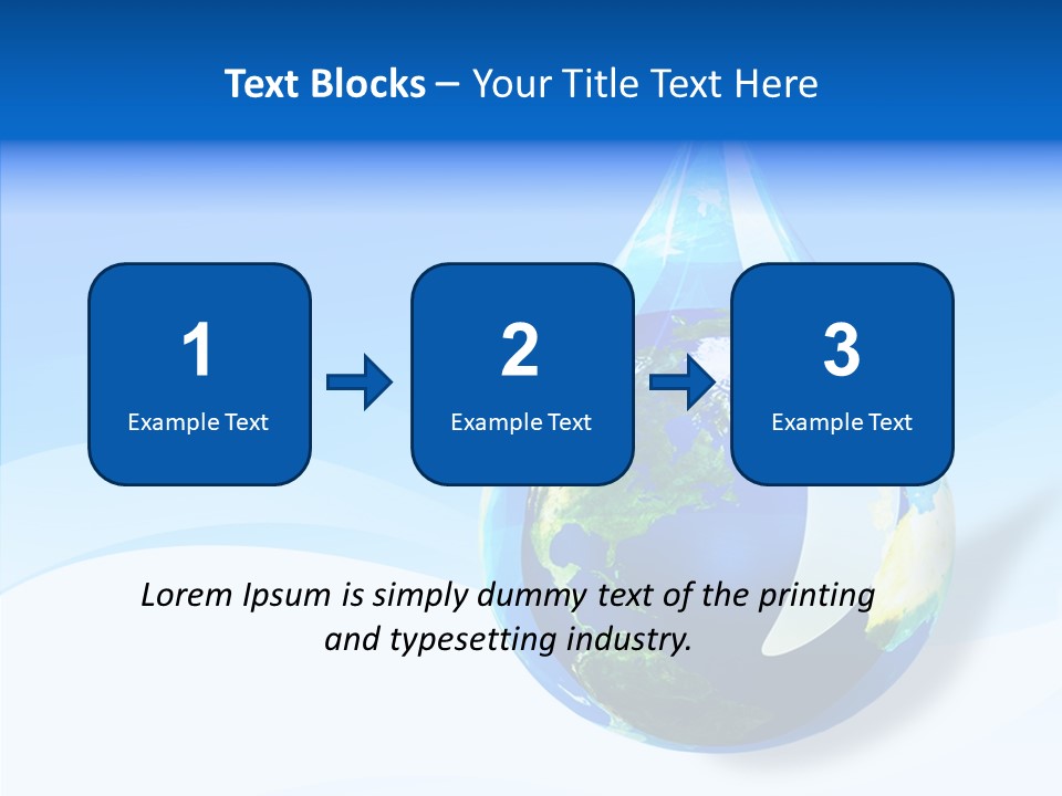 Global Refracted Green PowerPoint Template