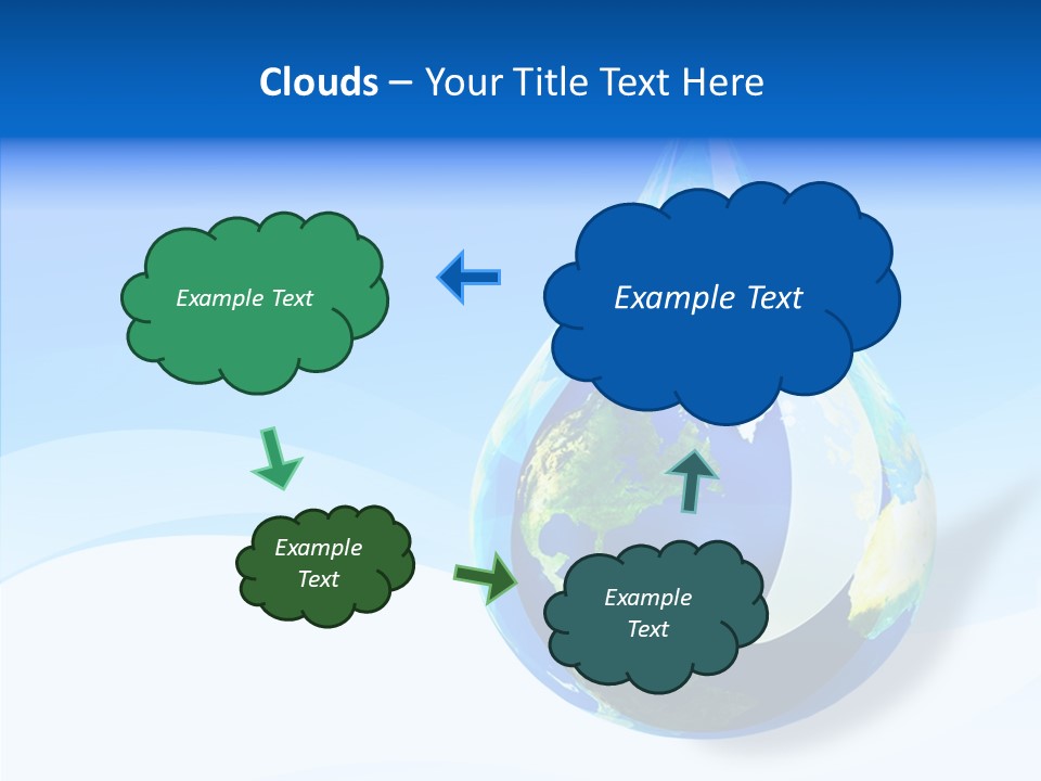 Global Refracted Green PowerPoint Template