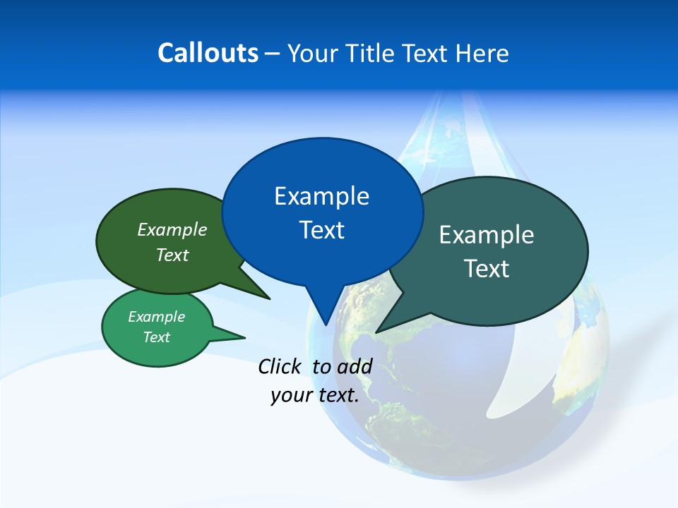 Global Refracted Green PowerPoint Template