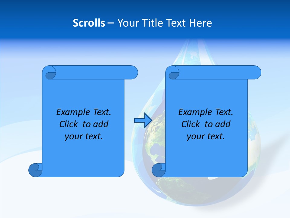 Global Refracted Green PowerPoint Template