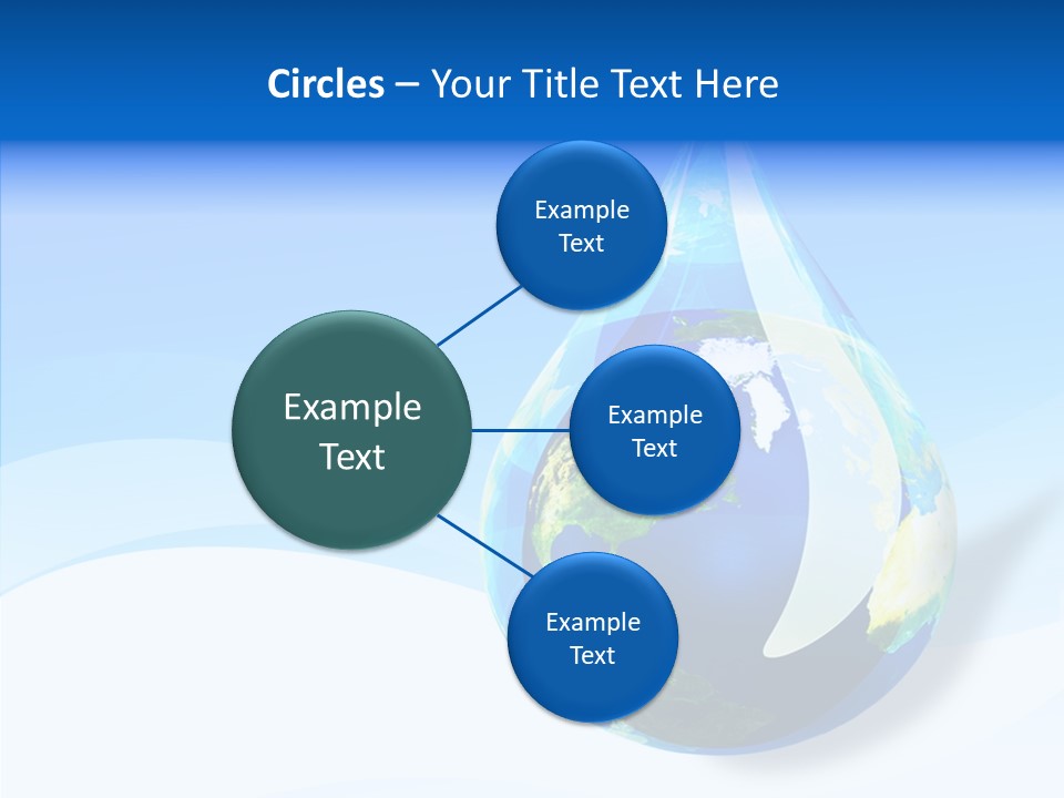 Global Refracted Green PowerPoint Template