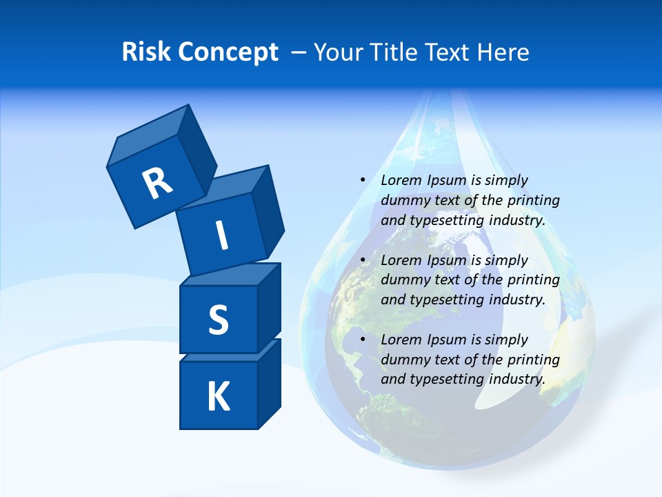 Global Refracted Green PowerPoint Template