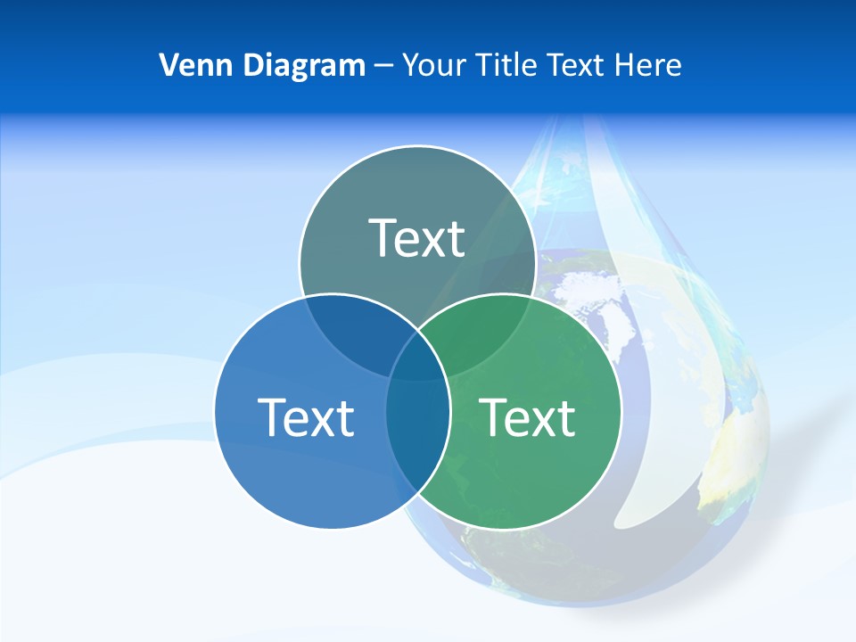 Global Refracted Green PowerPoint Template