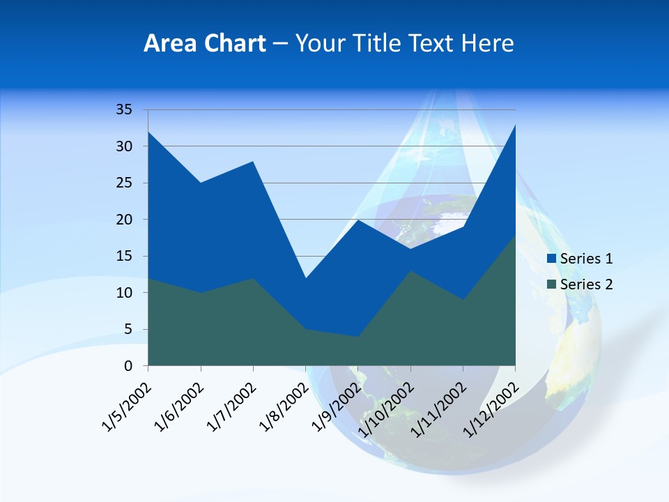 Global Refracted Green PowerPoint Template