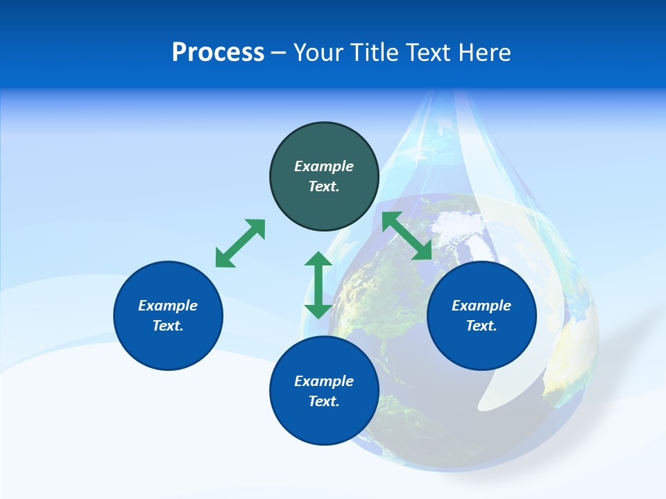 Global Refracted Green PowerPoint Template
