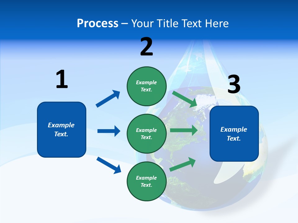 Global Refracted Green PowerPoint Template