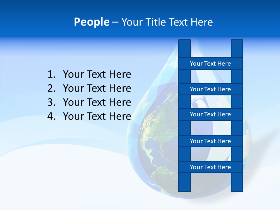 Global Refracted Green PowerPoint Template