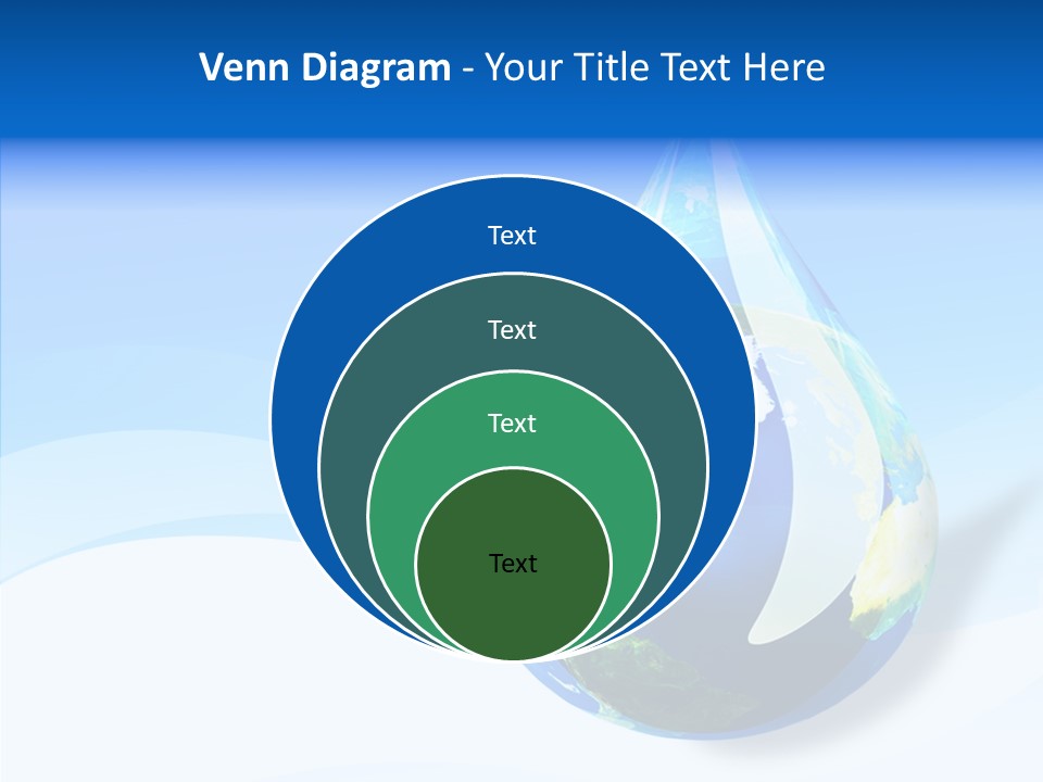 Global Refracted Green PowerPoint Template